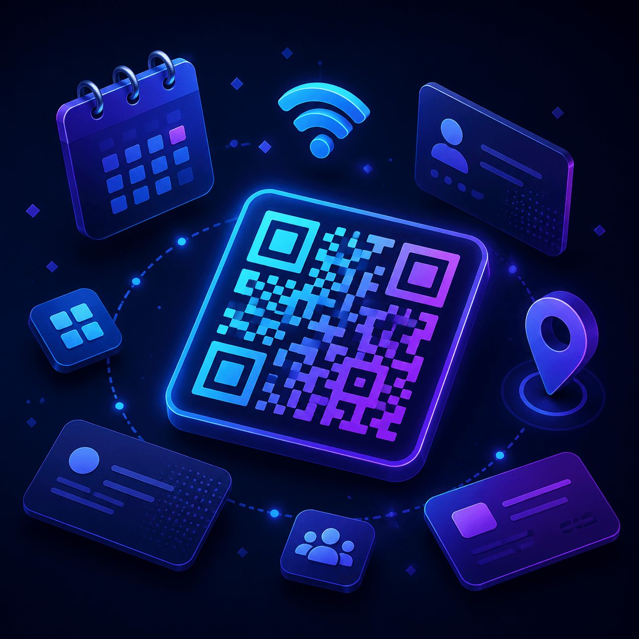 Скриншот страницы системы QR-кодов приложения